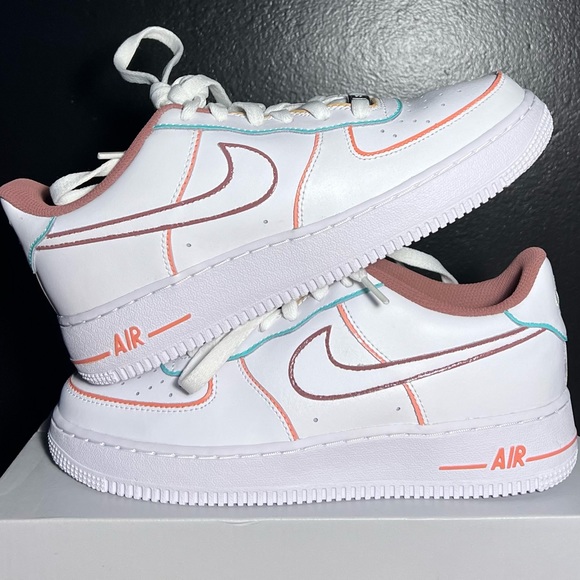 Multicolored Custom Nike Air Force Ones